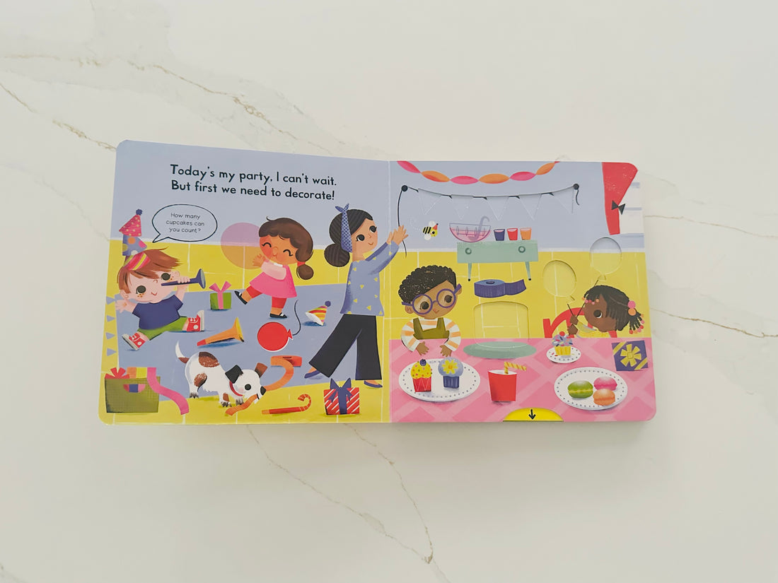 Busy Party - Push, Pull and Slide Book