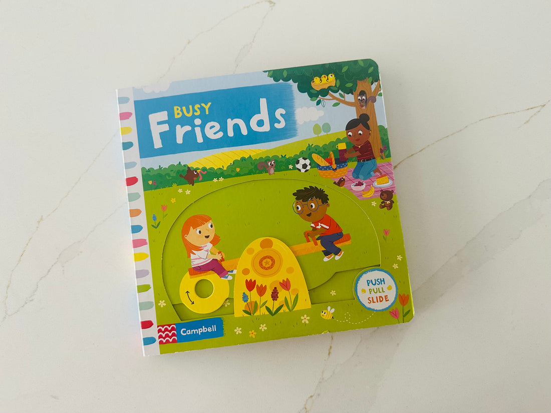 Busy Friends: Push Pull and Slide book