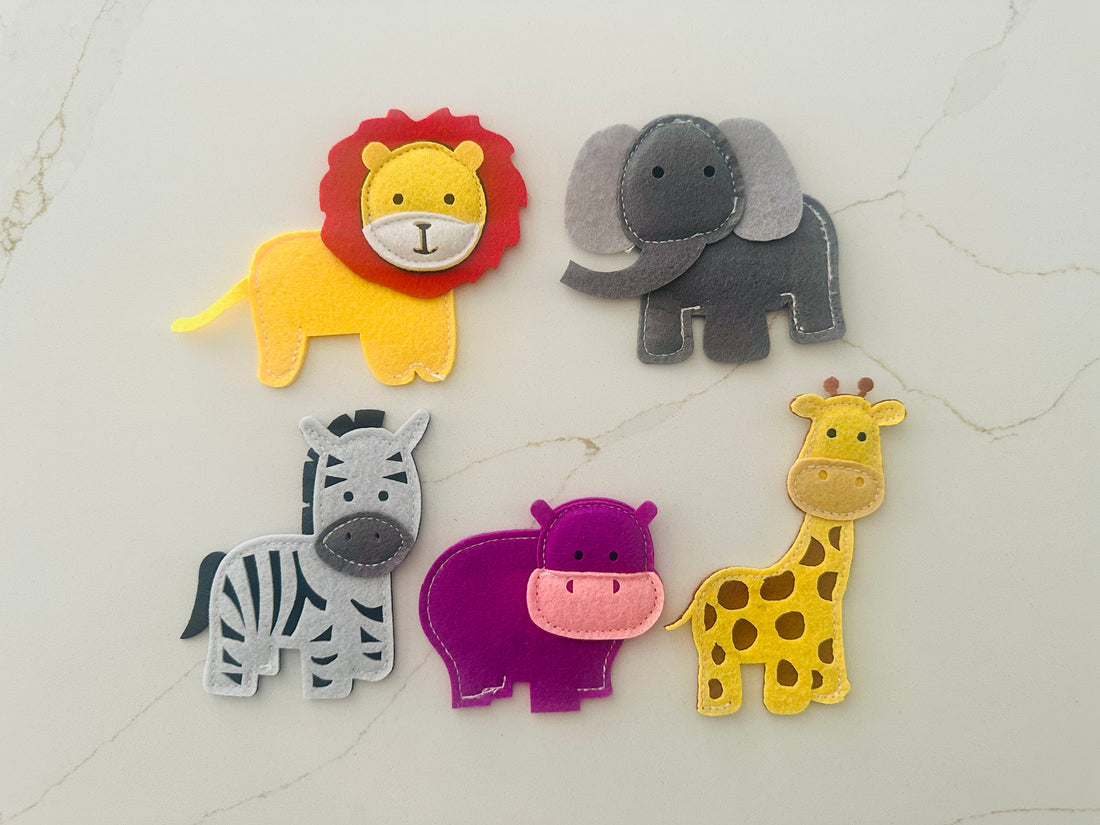 Safari Finger Puppet Pack