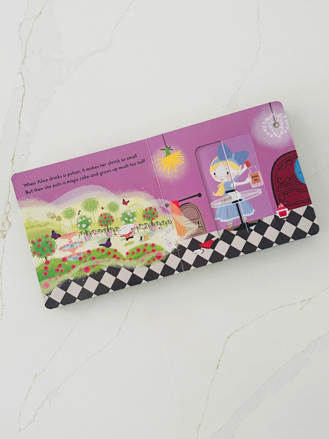 Alice in Wonderland: A Push, Pull and Slide book by Colonel Moutarde - Wondertivity