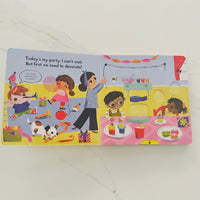 Busy Party - Push, Pull and Slide Book - Wondertivity