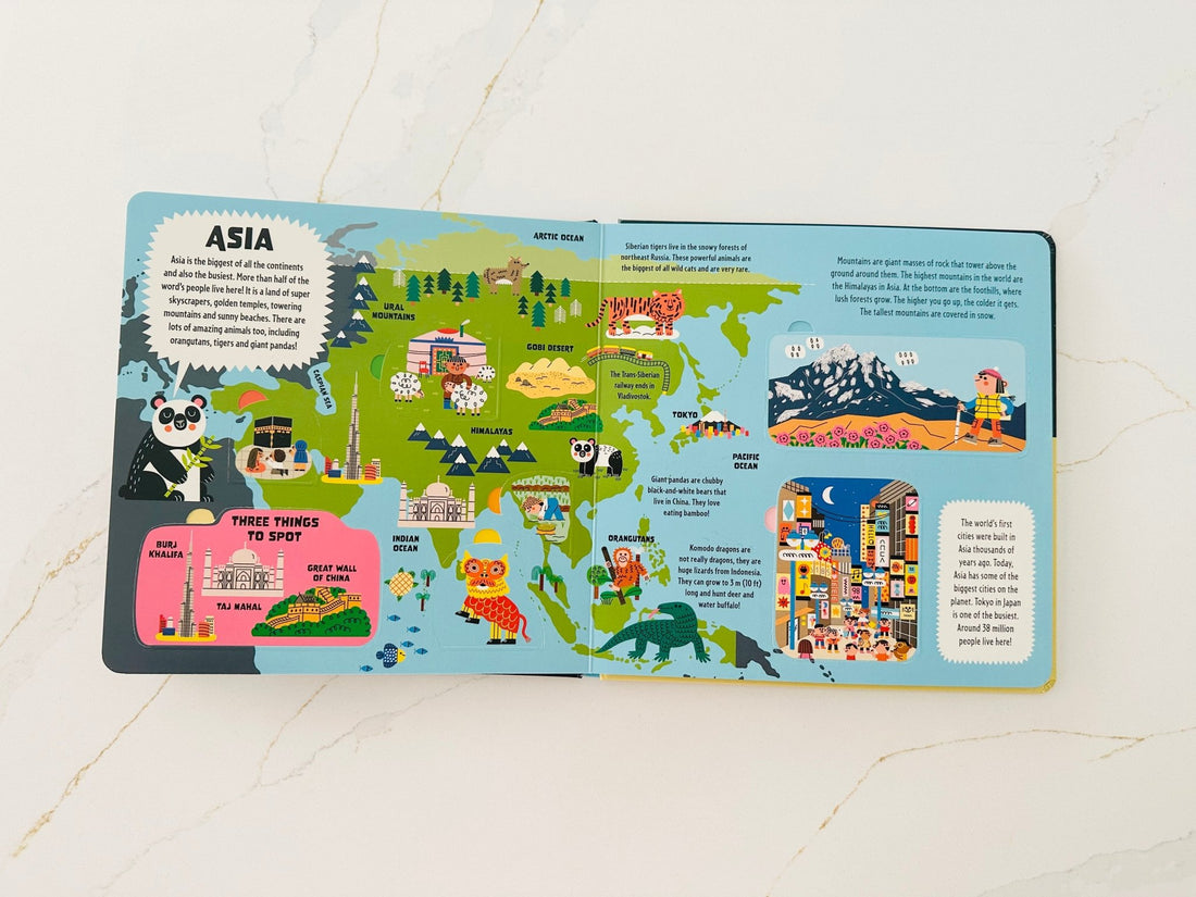 Lonely Planet Kids: My First Lift - the - Flap World Atlas - Wondertivity