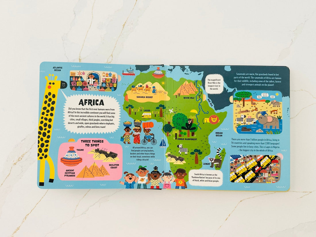 Lonely Planet Kids: My First Lift - the - Flap World Atlas - Wondertivity