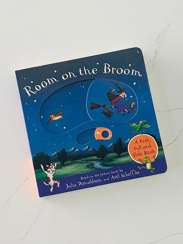 Room on the Broom: A Push, Pull and Slide Book by Julia Donaldson - Wondertivity