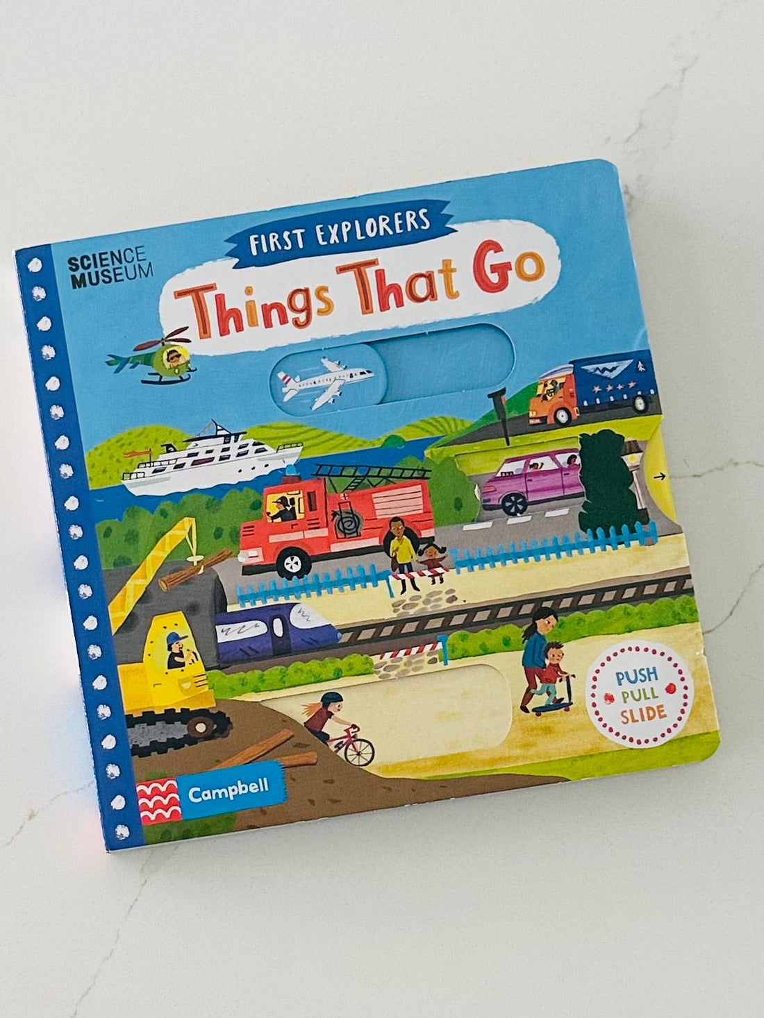 Things That Go: A Push, Pull,Slide book by Christiane Engel - Wondertivity